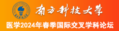 黄色美女被操南方科技大学医学2024年春季国际交叉学科论坛